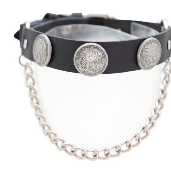 New Men’s Biker Boot Chains – American Eagle Charms Heavy Silver Chain Straps - Picture 14 of 17